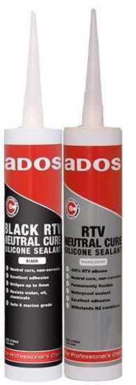 ADOS 8367 Neutral Cure RTV Silicone Black 310ml (Each)
