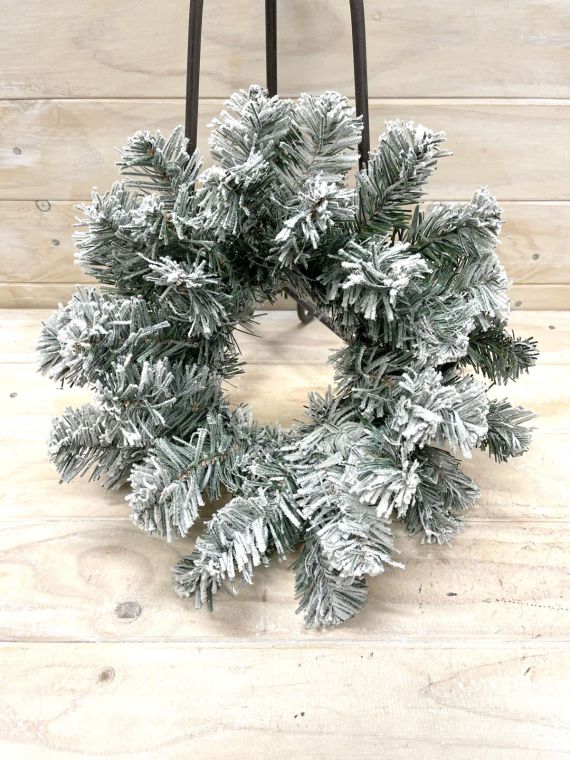 Snow Pine Wreath - 30cm