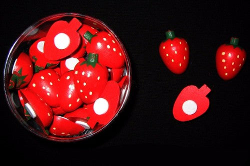 Mini Strawberries - 24 units (Crafts)