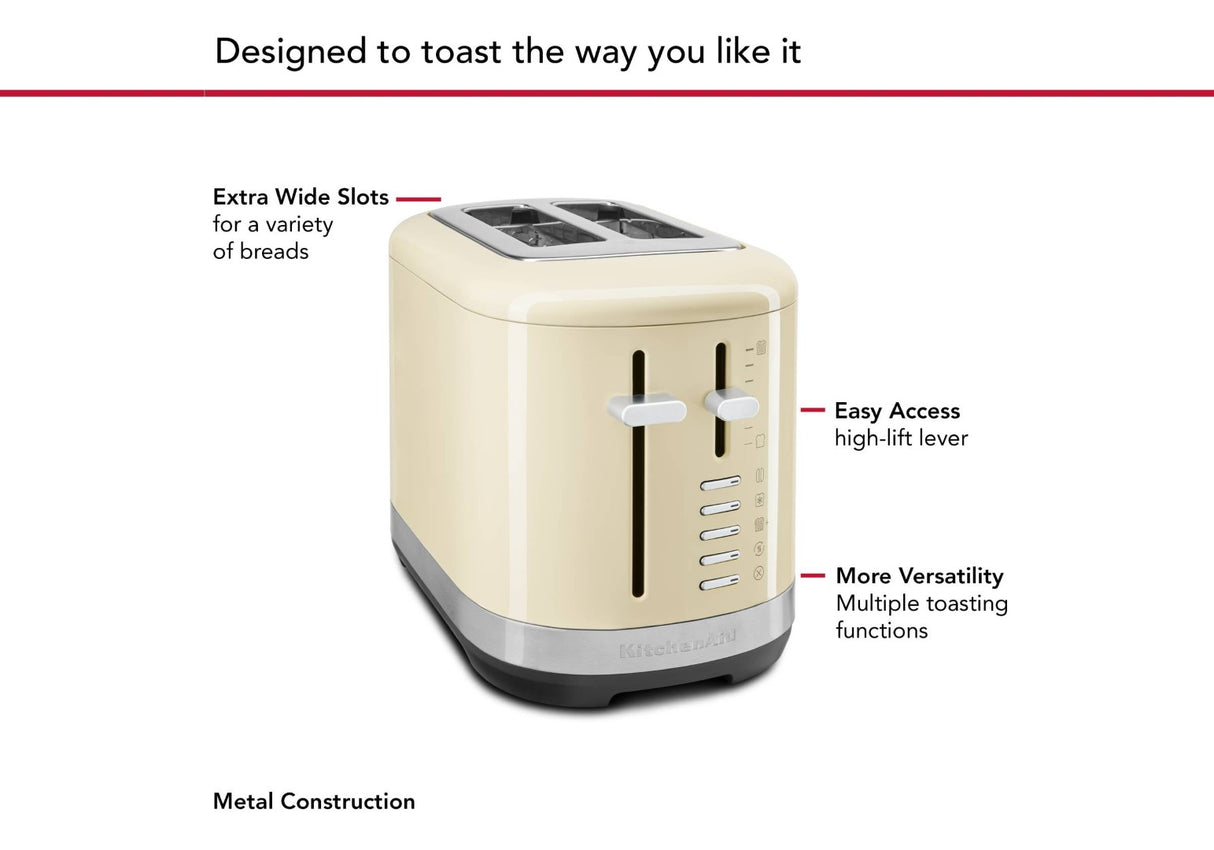 2 Slice Toaster - Kitchen Aid (Almond Cream)
