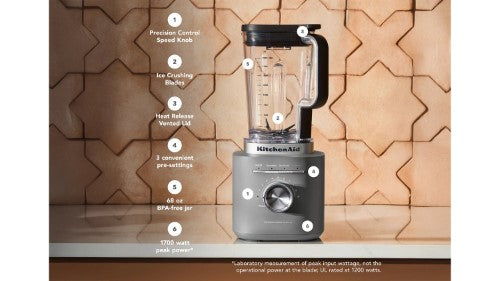 Pure Power KitchenAid Blender - K200 (Charcoal Grey)