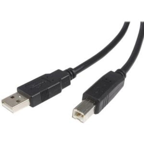 High Speed USB 2.0 A to B Cable - 3.05m (10ft) - Type A Male to Type B Male - Black