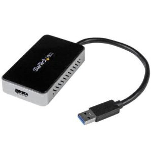 USB 3.0 to HDMI Adapter for high-definition video output up to 1920x1200, compatible with laptops and projectors.