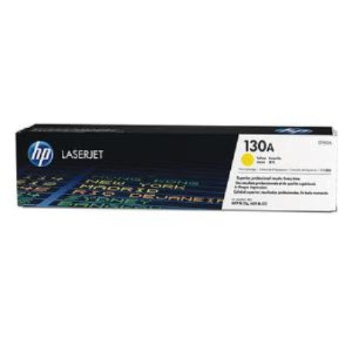 HP 130A Yellow LaserJet Toner Cartridge (CF352A) - Original, 1000 Pages, High Quality Printing