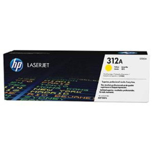HP 312A Yellow Toner Cartridge (CF382A) for LaserJet Pro MFP M476 - 2700 Pages