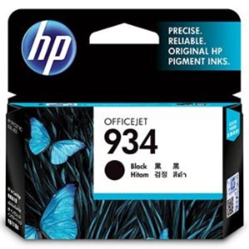 HP 934 Black Ink Cartridge - Original High-Quality Ink for HP Printers - 400 Pages