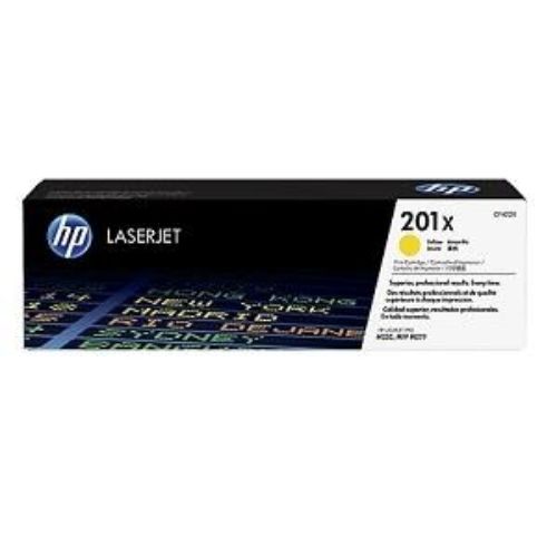 HP 201X High Yield Yellow Laser Toner Cartridge - 2300 Pages - Compatible with Color LaserJet Pro M252dw/M252/M252n/M277