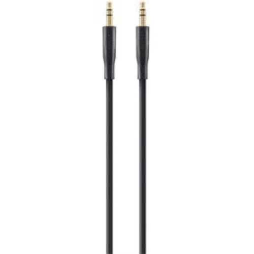 Premium 2m Belkin Audio Cable with Gold Plated Connectors for iPod, iPhone & Audio Devices