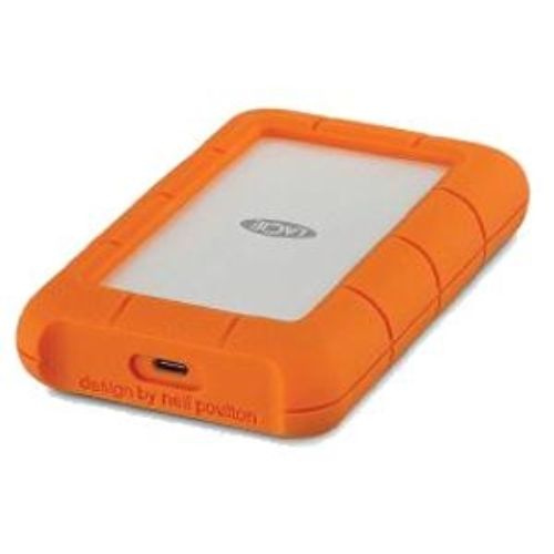 LaCie 1TB Rugged USB-C External Hard Drive - 2.5-inch Desktop Storage Solution