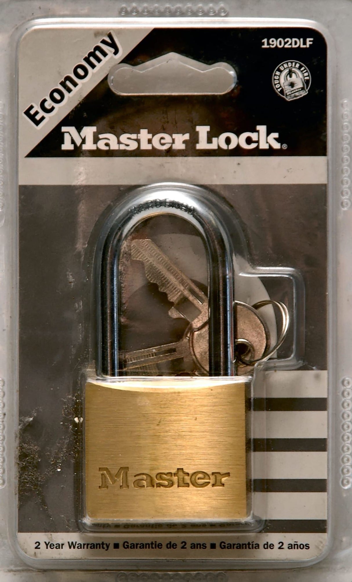 Master Lock 1902DAU Brass Economy Padlock 40mm