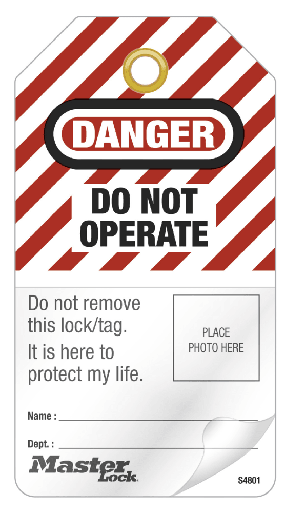 Do Not Operate Photo ID Tag 12 (Pack)