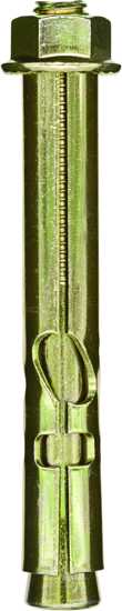 POWERS Zinc Yellow Hex Sleeve Anchor-M10 x 100-50-Each