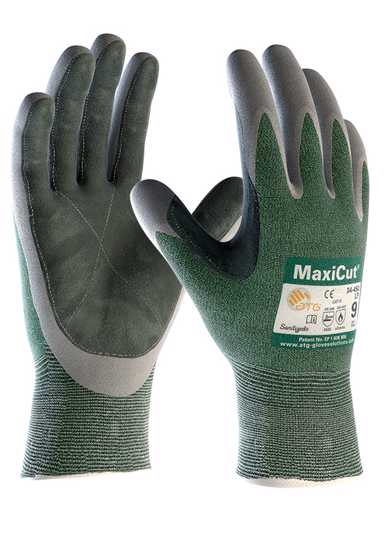 ATG MaxiCut Oil Leather Palm 34-450LP Gloves (Pair) - - 2XL
