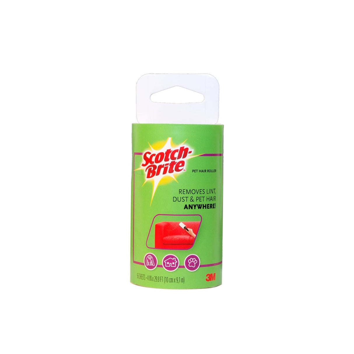 Scotch-Brite Lint Roller Remover Refill 56 Sheets