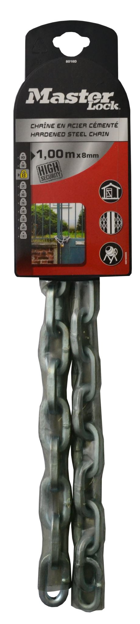 Masterlock Security Chain 2m x 8mm (Each)