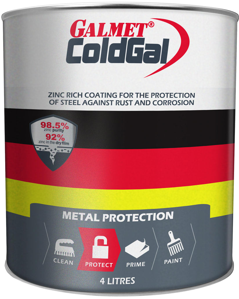 Galmet Cold Galvanising Paint 4L-Each