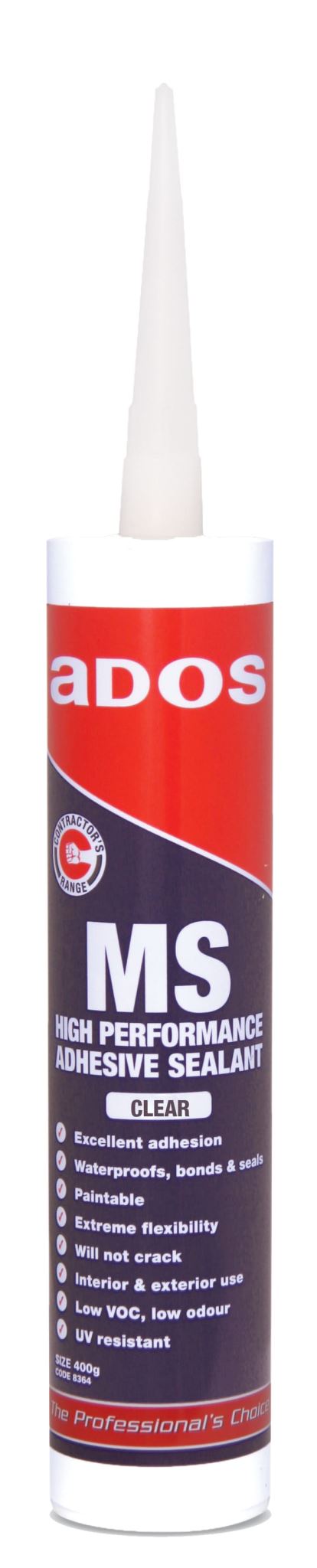 ADOS 8362 MS Adhesive Sealant 300g Clear