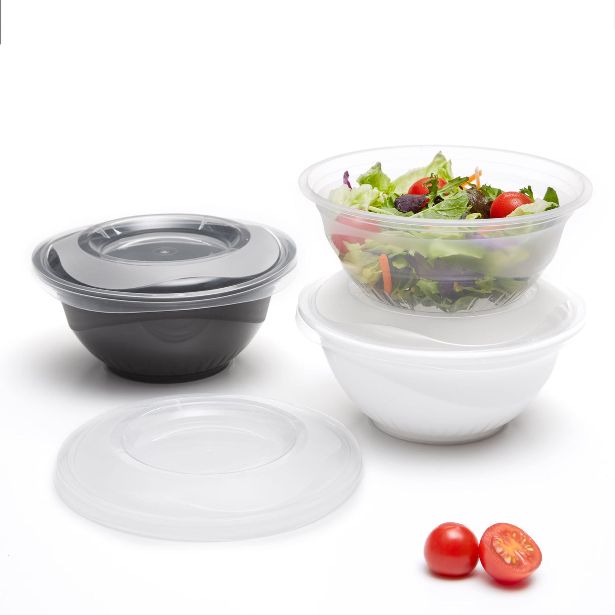 Bonson Noodle Bowl Black 1000ml 50 (Pack)