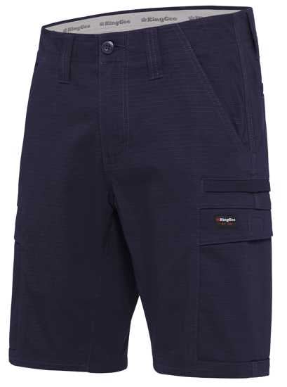 KingGee, Ripstop Workcool Pro Short, K17006 (Pair) - Navy - Size: 77