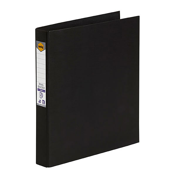 Marbig A4 Ringbinder Black (Each)