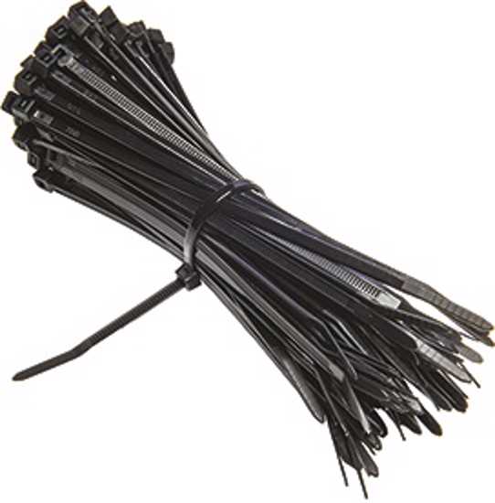 Strom Nylon Cable Ties 290mmx4.8mm Black (100pk) (Packet)