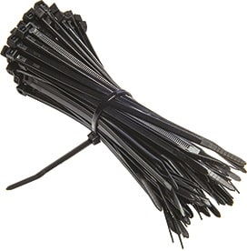 Strom Nylon Cable Ties Black 380mm x 4.8mm Pack of 100