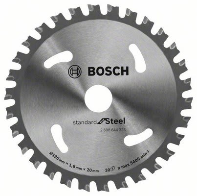 Bosch Metal Cutting Circular Saw Blade 136mm 136mm x 20mm (Each)