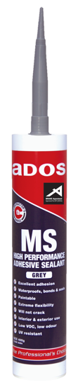 ADOS 8364 MS Adhesive Sealant 400g Grey (Each)