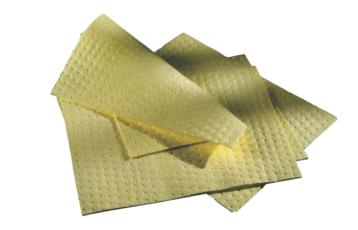 Sorbent Pad, Chemical, Heavy Weight 500 x 400mm 10 (Pack)