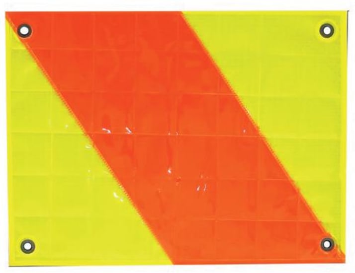 Transport Sign | Hazard Flag, Left-hand-Pair