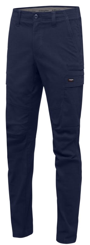 KingGee, Ripstop Workcool Pro Pant, K13026 Stout Fit - Navy (Size: 107)