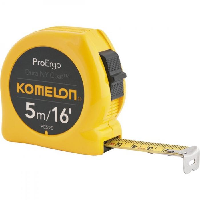 Komelon Proergo tape measure 5m/16ft x 19mm