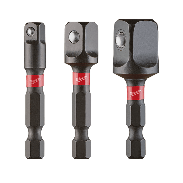 SHOCKWAVE Power Bit Adapter Set 3 Piece