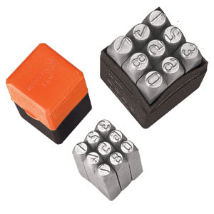 Number Punch Set 6mm - Groz