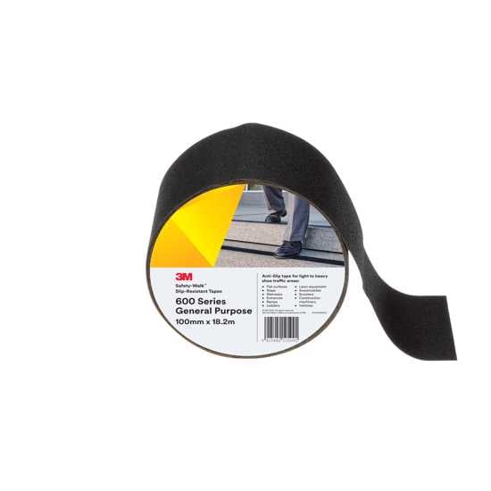 3M 610 Safety-Walk Tape Slip-Resistant-100mmx18.3m-Roll