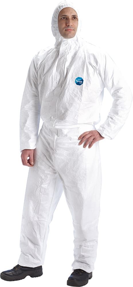 Tyvek 400 Dual Coverall White S-3XL (Each) - White (Size: S)