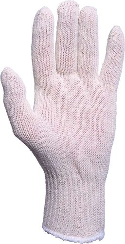 Polycotton Knit Economy Gloves - Large (Pair)