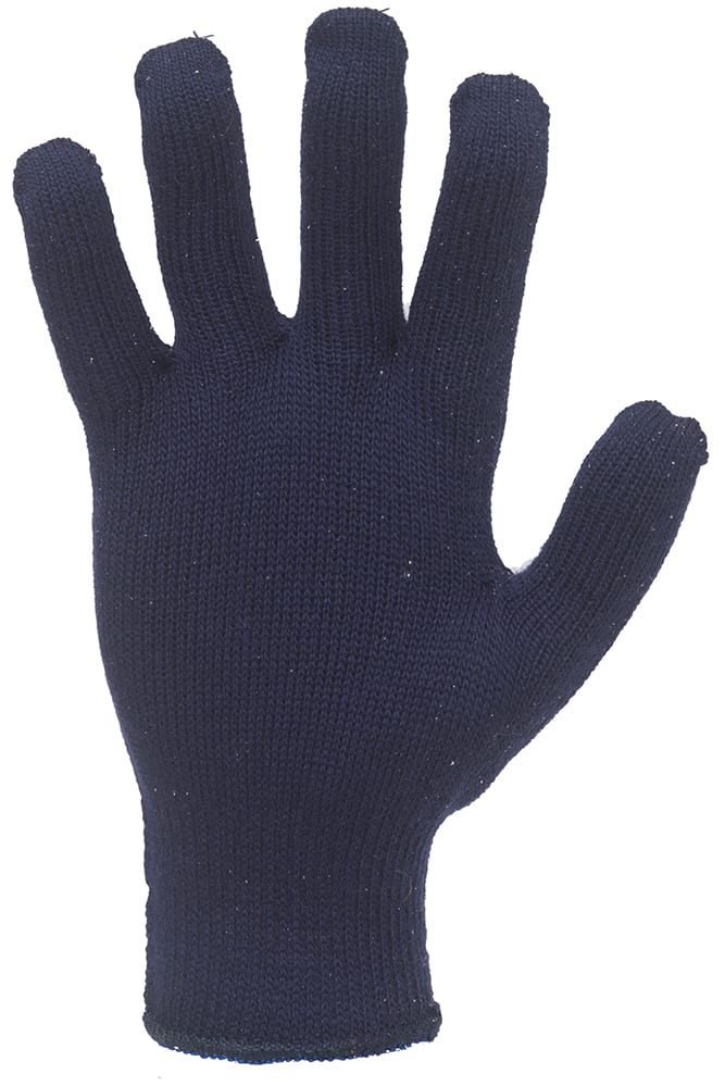 Lynn River Acrylic Knit Gloves (Pair) - Blue (Size: XL)