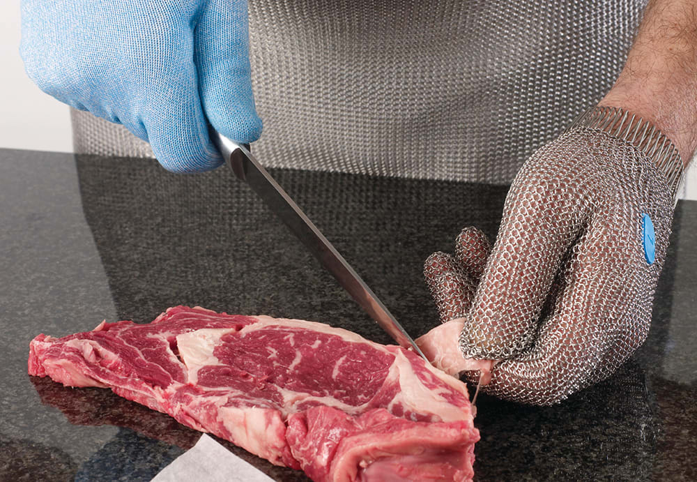 ChainExpert Wrist Length Stainless Steel Cut Glove XS - XL (Each) - Standard (Si