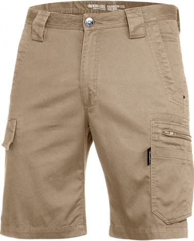 KingGee, Tradies Summer Shorts, K17340 (Pair) - Khaki - Size: 12