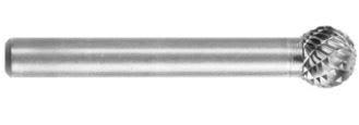 Carbide Burr Ball 1/4" Shank 5/16"