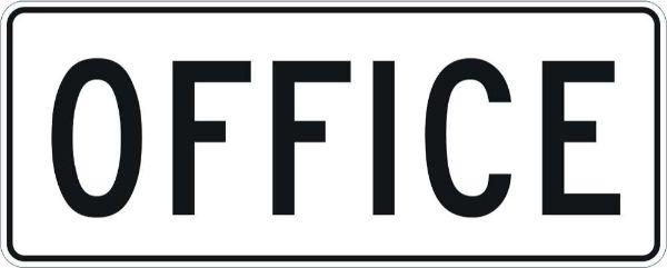 Office Sign - PVC (Each)