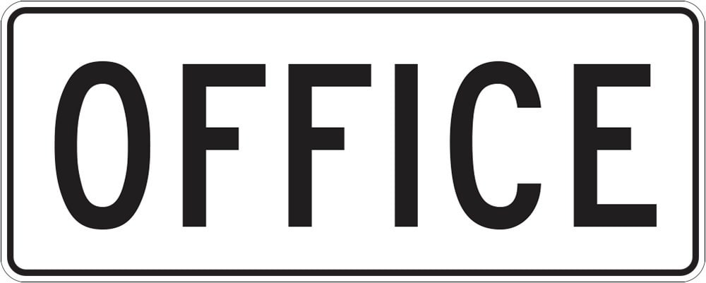 General Info Sign | Office W200mm x H75mm