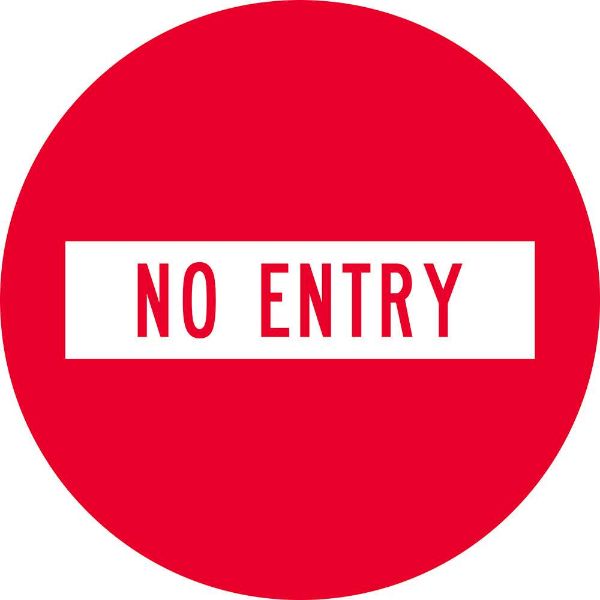 NO ENTRY Sign - 450mm (Each)