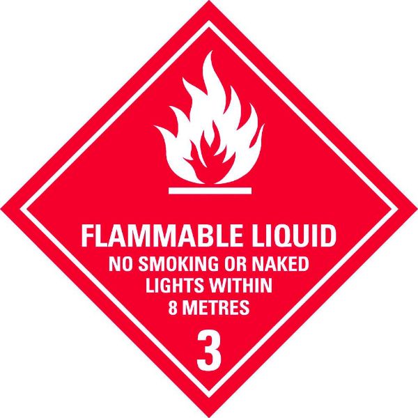 Flammable Liquid Sign (Each)