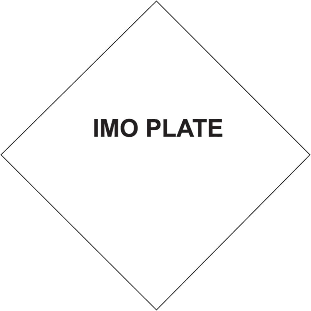 Dangerous Goods Sign | Backing Plate W295mm x H295mm (Single Sided)