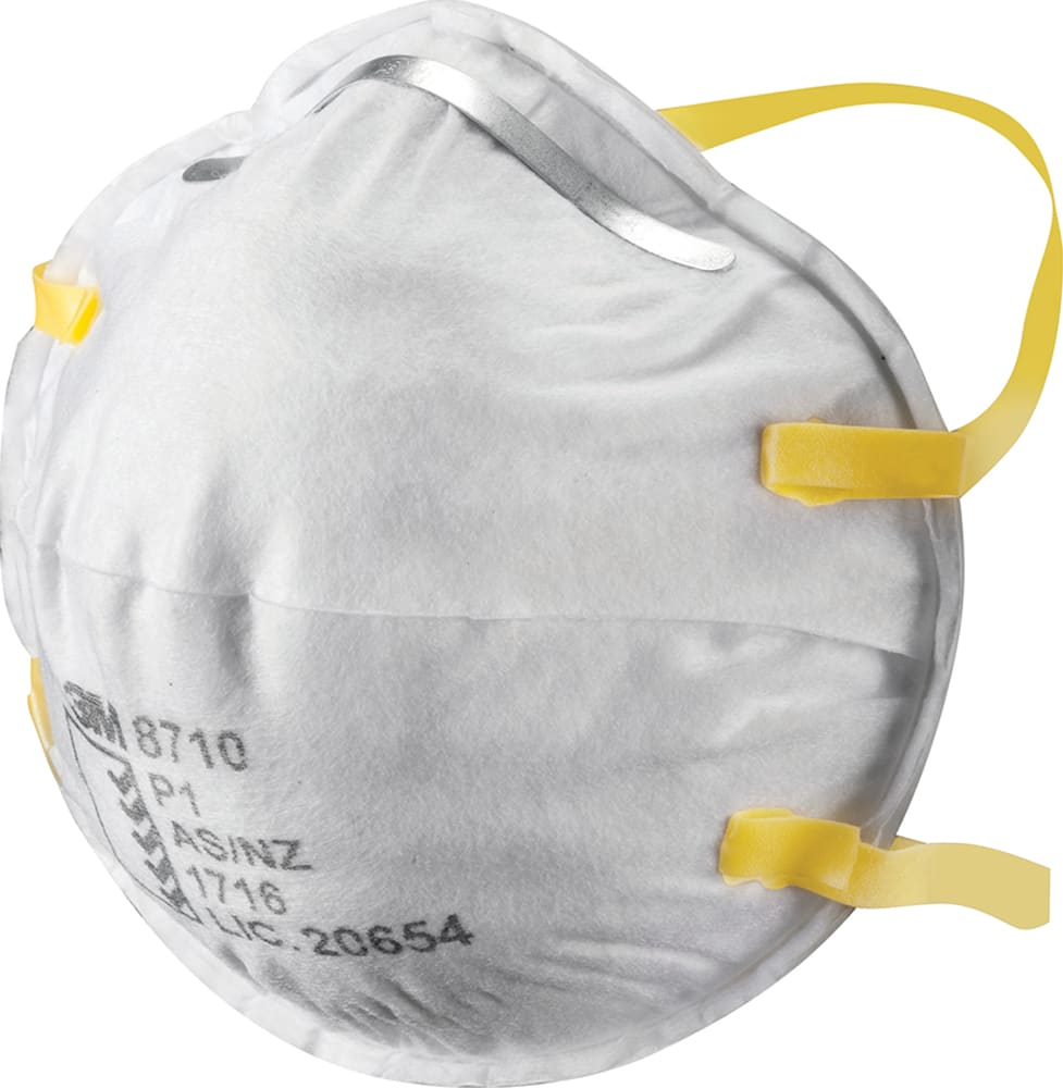 3M Cupped Particulate Respirator 8710, P1 Classic, Medium 20 (Box)