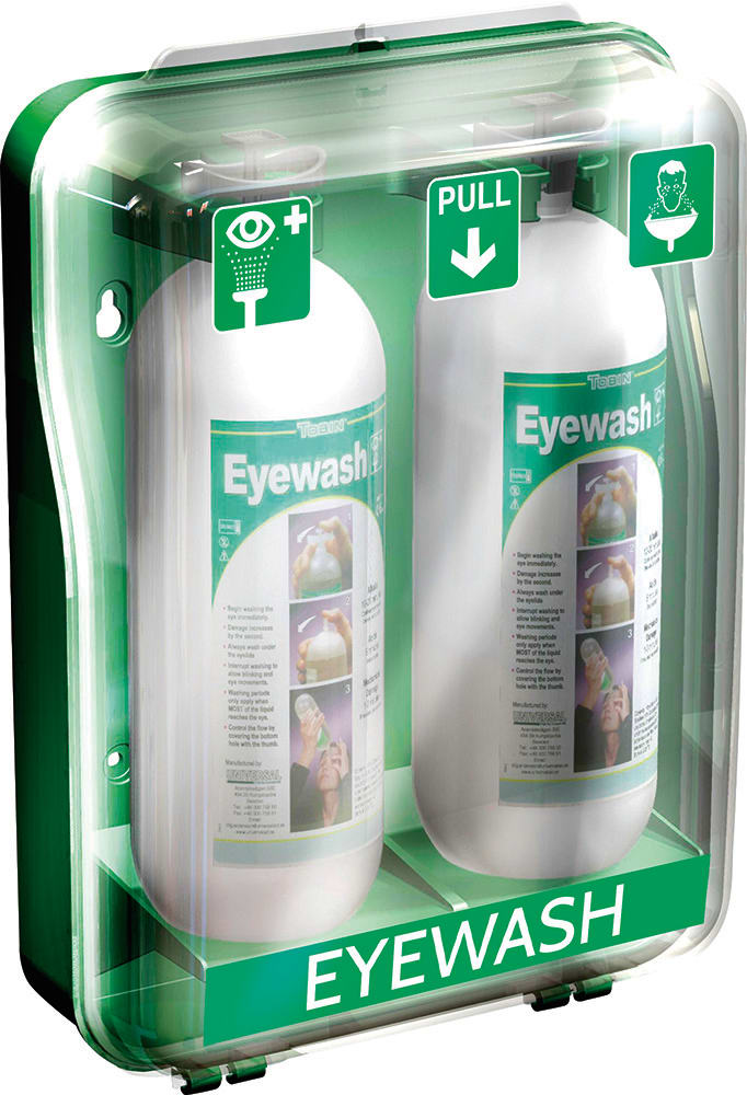 Sterile Saline Wall Cabinet 1 Litre Bottle of 2