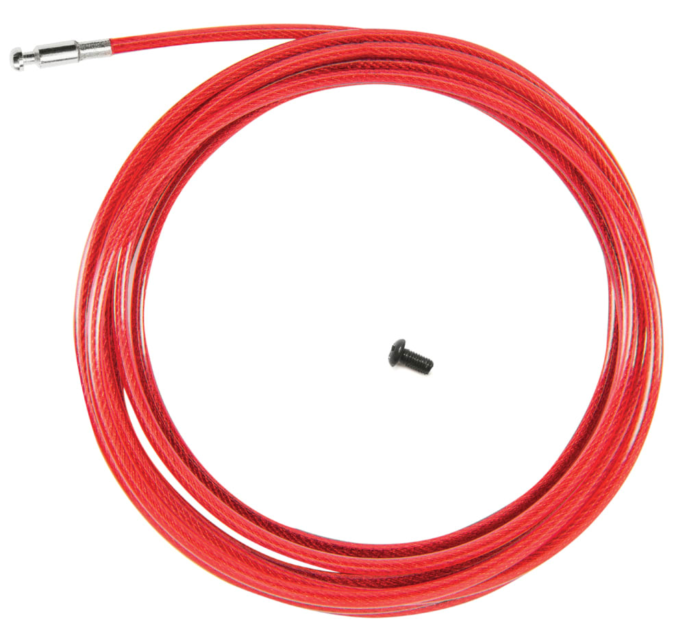 Master Lock PKGP52709 Replacement Cable Red Steel Core, 3.3mm x 2.74m