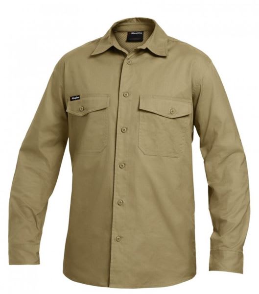 KingGee, Workcool 2 Ripstop Shirt, K14820 (Each) - Green - Size: 3XL